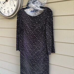 Ice Black and Silver Women's Dress